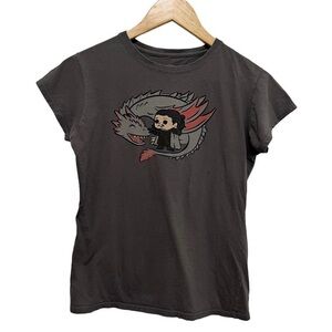 GAME OF THRONES X Funko Jon Snow Dragon Baby Tee Size Medium